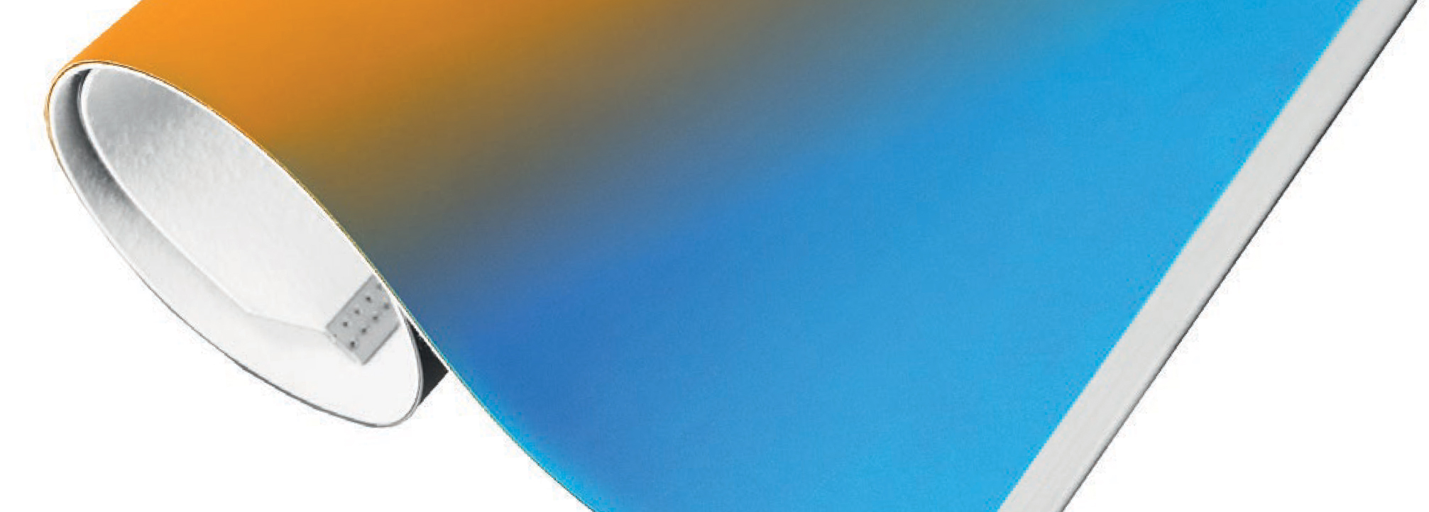 Atlas Web wechselt die Farbe von Orange zu Blau